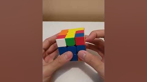 ROTATIONLESS F2L: ORIENTED EDGE & CORNER ON TOP LAYER! | Mike Shi #shorts