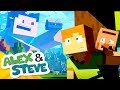 GIANT STEVE - Alex and Steve Life (Minecraft Animation)