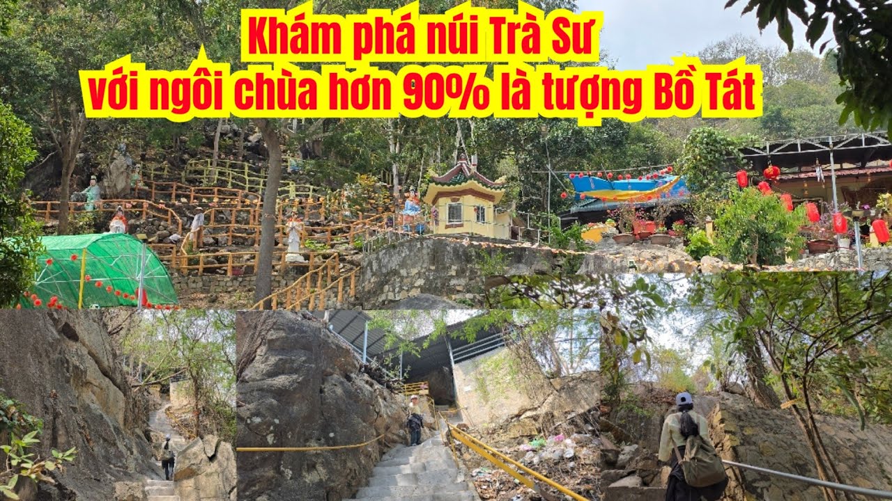 Khám Phá Núi Trà Sư Và Ngôi Chùa Hơn 90% Là Tượng Bồ Tát....
