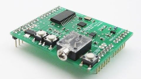 ARDUINO UNO FM TUNER SHIELD - RDA5807M and PIC12F629 (2-IN-1)