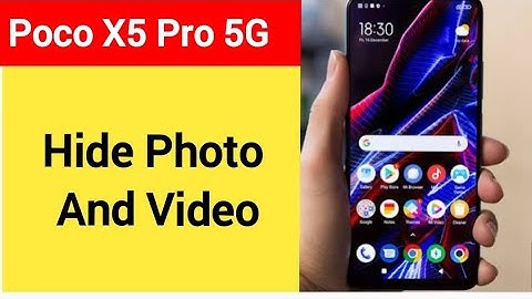How to show and hide photo and video, Poco X5 Pro 5G me photo hide kaise karen