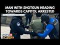 Security Breach! Carter Camacho Apprehended Outside Capitol with Tactical Gear | N18G | 4K