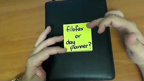 Filofax or Day Planner? - The Australian Way