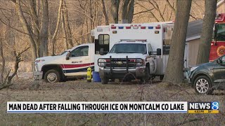Man, 81, dies after falling through ice near Howard City