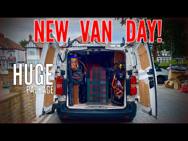 NEW VAN DAY and MASSIVE UNBOXING!! ELECTRICIAN UK class=