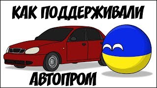 Как поддерживали автопром ( Countryballs )