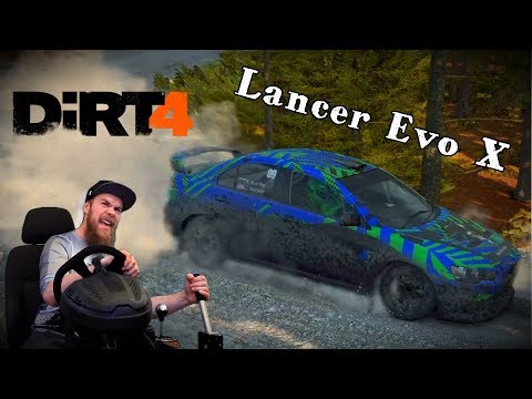 Dirt 4 - Даем ПРОСРАТЬСЯ Mitsubishi Lancer Evo X, прохождение США и Уэльс