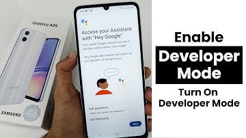 Enable Developer Options in Samsung Galaxy A05 | Turn On Developer Mode