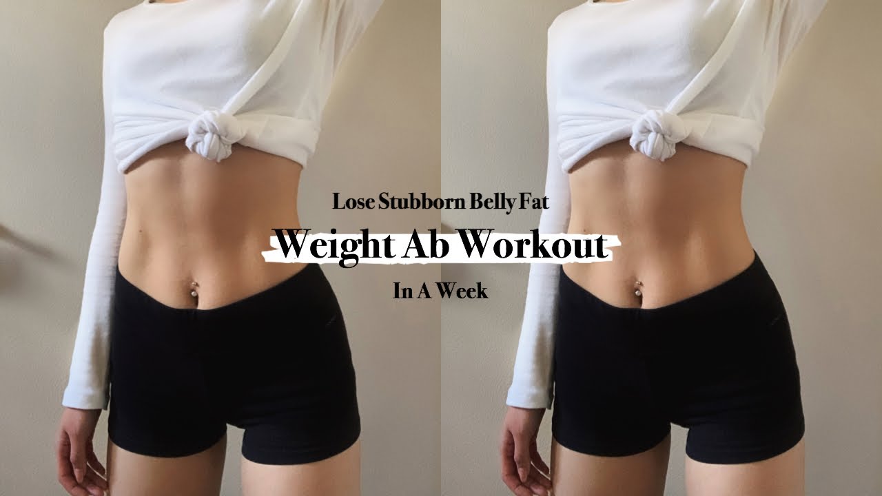 Weighted Ab Workout I Lost So Much Belly Fat From This Youtube