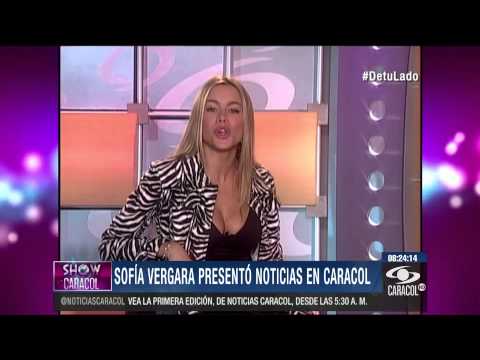 Sofía Vergara también fue presentadora de Entretenimiento de Caracol - 23 de Octubre de 2014