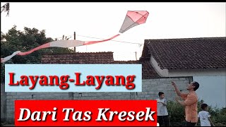 Membuat Layangan Ulan-Ulan dari tas plastik sukses Mengudara