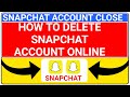 how to delete sc account | sc account delete | snapchat