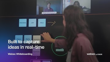 Built to capture ideas in real-time  |  Webex Whiteboarding