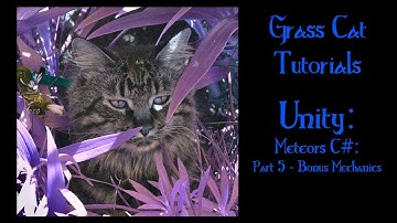 Unity 2021.1 - Meteors Tutorial in C# - Extra Mechanics