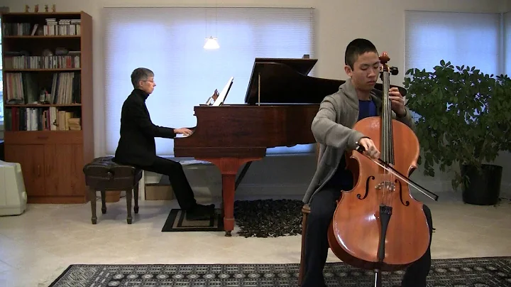 Faure Elegie Opus 24, Michael Liu and Deborah Emer...