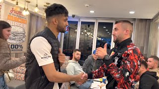 AWKWARD! ADAM AZIM BUMPS INTO HIS OPPONENT POST FIGHT AT LOCAL TAKEAWAY | ADAM GOES BEHIND COUNTER