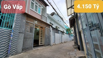 Chỉ 4.15 tỷ Sở Hữu Ngay Căn Nhà Quận Gò Vấp