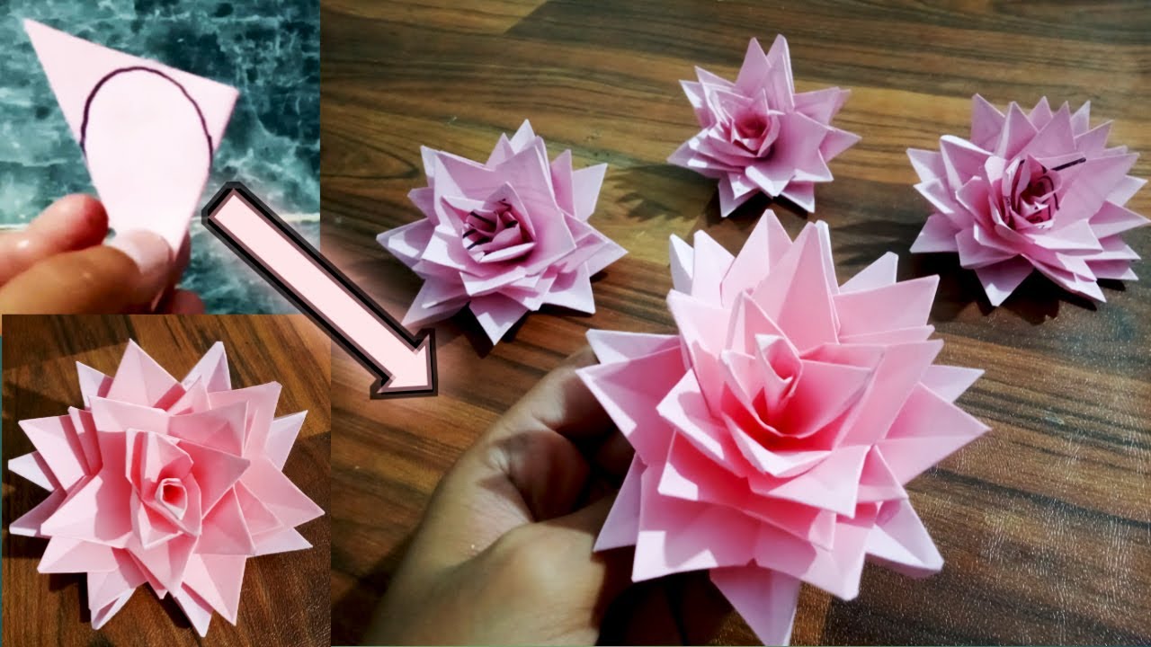 Unique Flower Making|Flower Making|DIY @5MinuteCraftsYouTube - YouTube