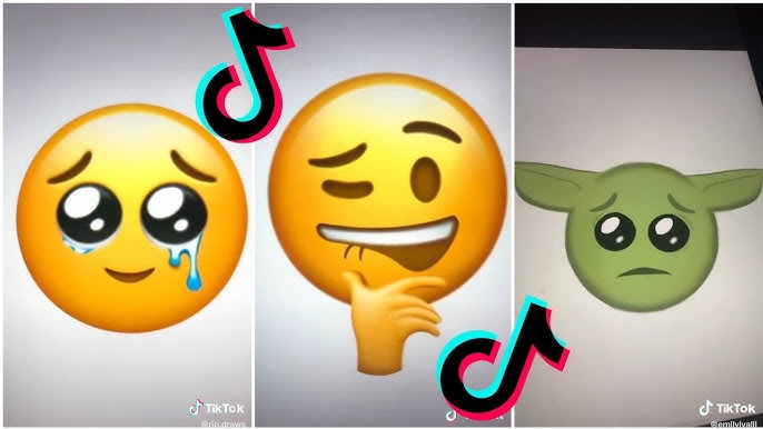 Emoji pack by sketchy.mp4 on tik tok  Emoji drawings, Emoji drawing, Emoji  art