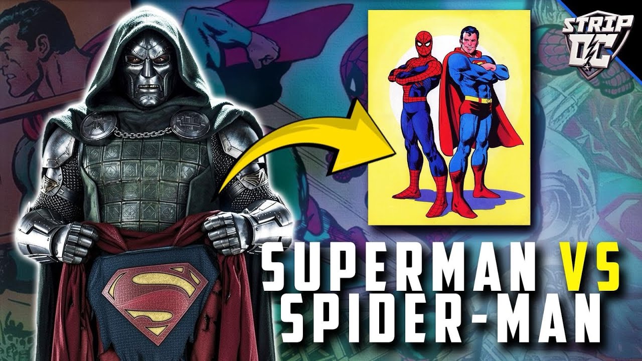 😱¿DOCTOR DOOM derrotó a SUPERMAN?😱 SUPERMAN vs SPIDER-MAN ¡Todos sus crossovers explicados!
