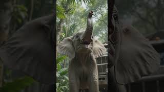 Elephant Stopping The Loaded Truck #edit #viral