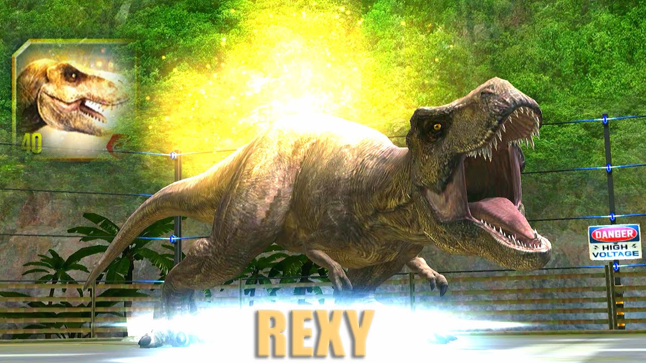 Jurassic World O Jogo 🦖 Tiranossauro Rex Level Maximo 40