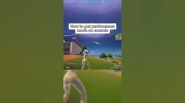 How to get performance mode on console!🤩  #fortnite #shorts