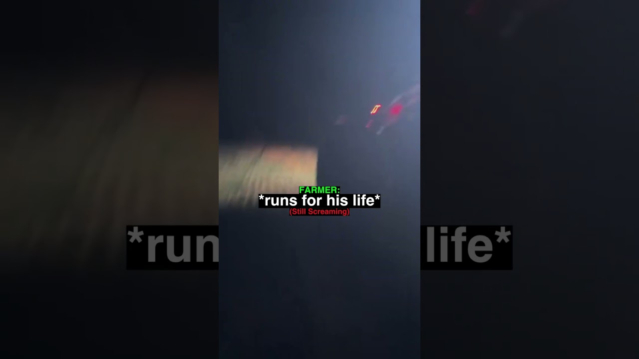 That Scream Made Him Run 👻