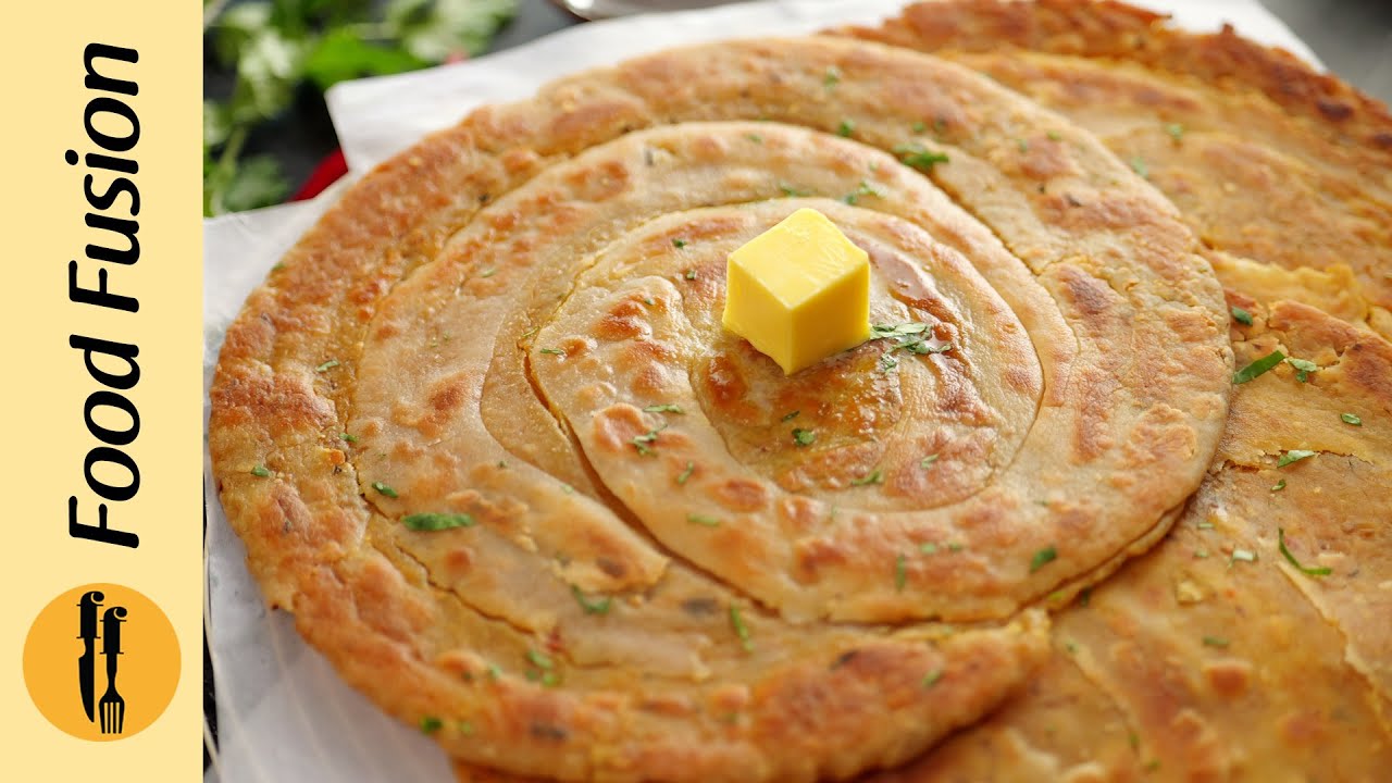 Lachay Wala  Baisan Paratha Recipe by Food Fusion