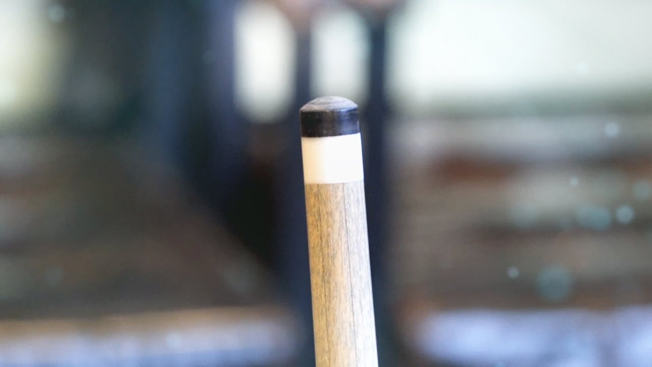 (ENG)당구큐 팁 교체하는 방법 1편 (전통 방식) 커터칼,줄판 / How to change a Cue Tip (Old school style)+cutter knife+file