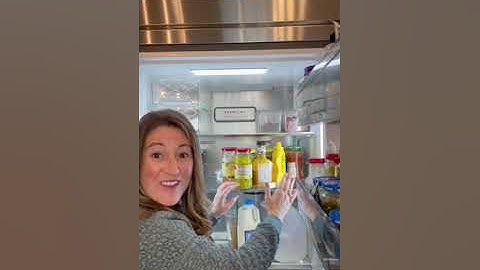 Organize your refrigerator with this lazy susan!  #organization #lazysusan #fridgeorganizationideas