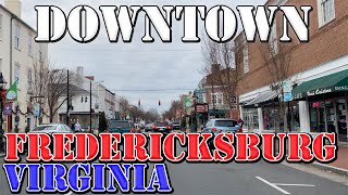 Fredericksburg - Virginia - 4K Downtown Drive