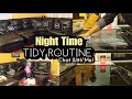 CLEAN WITH ME // NIGHT TIME TIDY UP | CHAT WITH ME | AFTER DARK VLOG!