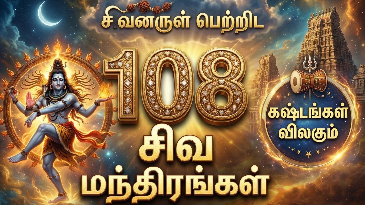 மாசி மகம் இன்று 🔱 தீராத வினைகளைத் தீர்க்கும் 108 சிவன் போற்றி | Powerful Shiva Mantras