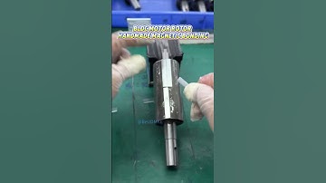 Bldc motor rotor handmade magnetic bonding.