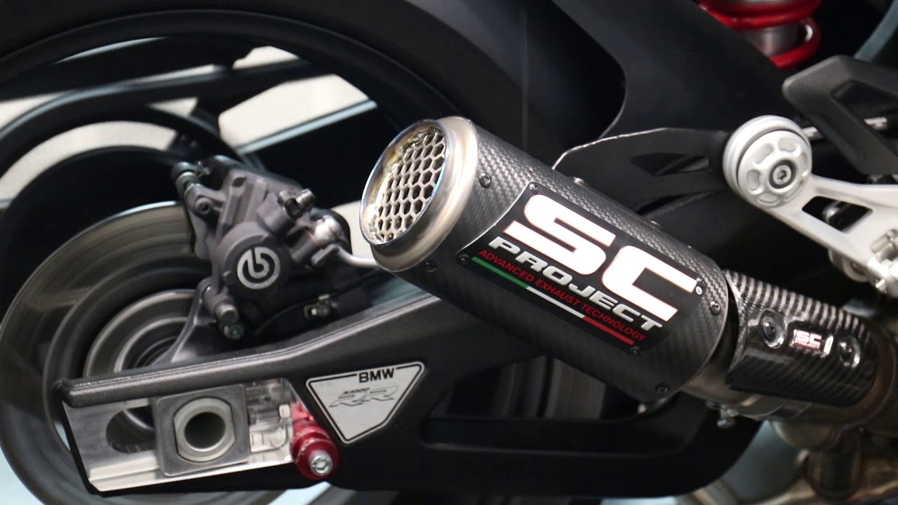 SC-PROJECT CR-T TITANIUM MUFFLER for BMW S 1000 RR 2017 - YouTube