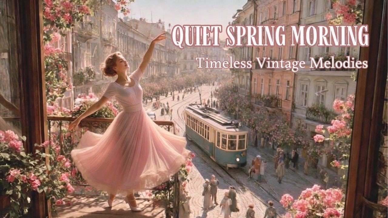 A Quiet Spring Morning in 1950s Europe | Timeless Vintage Melodies