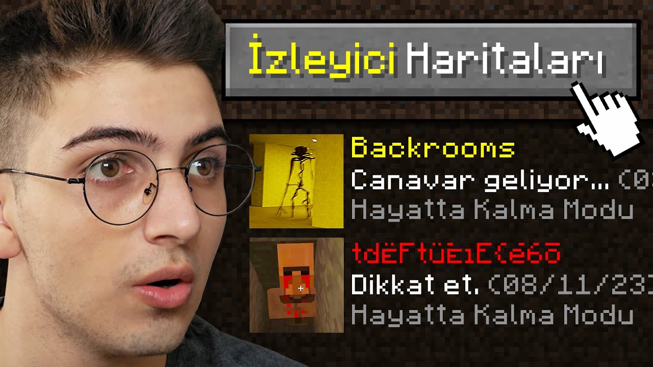 Minecraft ama İzleyici Haritalarını Oynadım 5