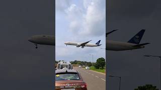 SAUDI ARABIAN Airlines/Royal Landing #aviation videos #kochin airport #shortvideo