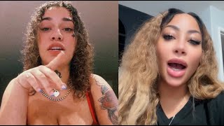U Old Btch Blueface Girlfriend Nevaeh Claps Hazel E For Calling Her Trailer Park Trash