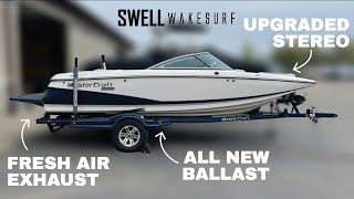 Mastercraft Maristar 200 - Ballast, Stereo and Fresh Air Exhaust Upgrade - Perfect Wakesurf Boat!
