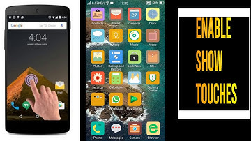 How to Show Touches and Pointer Location on Android