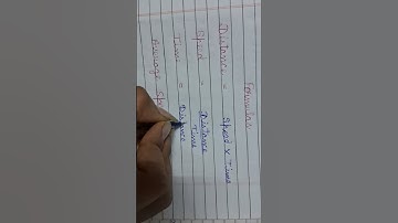 #Formulas #Distance #Speed #maths #Shorts