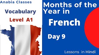 French months of the year for beginners | day 9