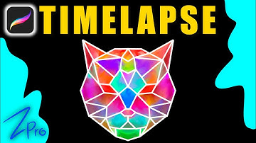 Digital Art - Low Poly Animal | Time Lapse | Procreate