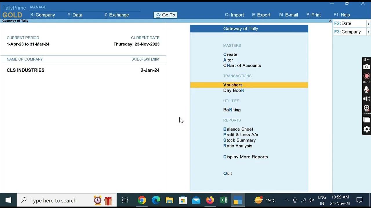 How to pass journal entry of consumable item in tally prime l Hum tally