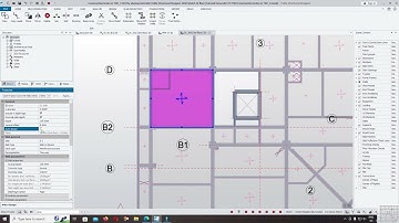 33 Drop Slab + Slab Split + Cutting Planes in Tekla Structural Designer Part2