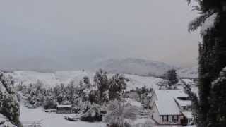 Snow in Temecula Dec 31 2014