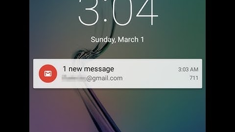 Samsung Galaxy S7 turn off notifications on lock screen Android 7 0