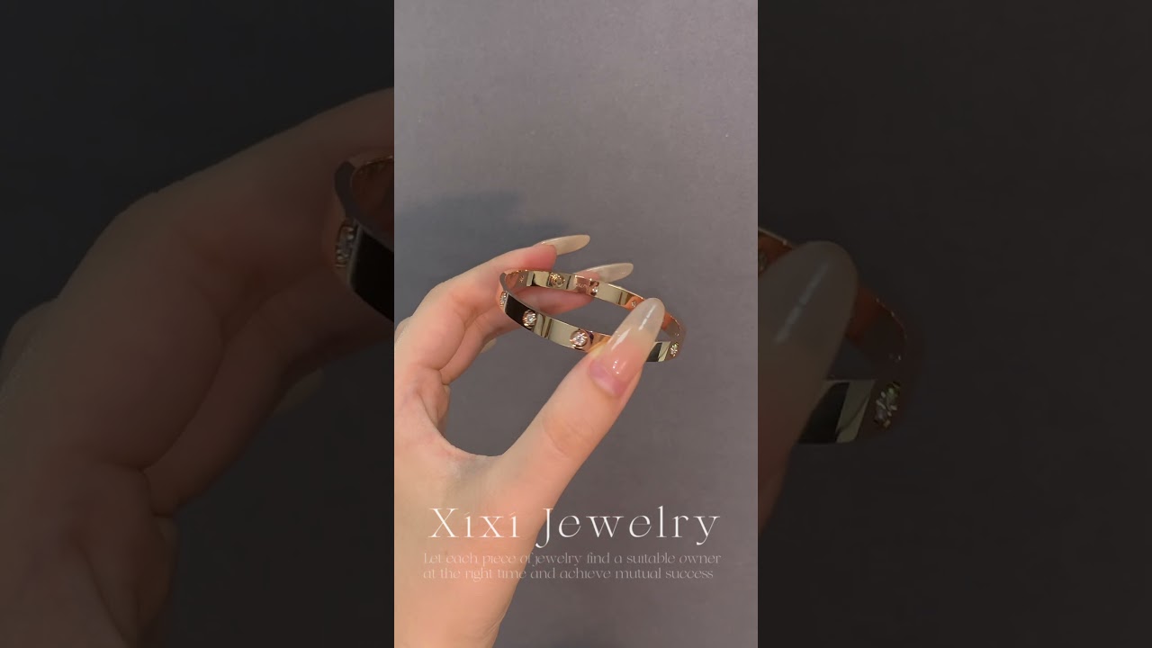 Cartier LOVE Bangle Bracelet 18K 10 Diamond B6040717